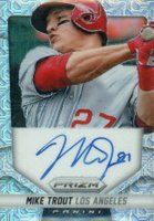 2014 Panini Prizm Autographs #MT Mike Trout Mojo Prizm Baseball Card