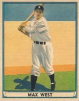 1941 Play Ball #2 Max West Baseball Card