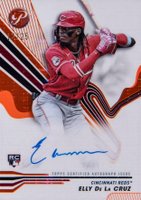 2024 Topps Pristine Pristine Autographs #PAEDE Elly de La Cruz Orange Pristine Baseball Card