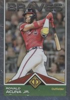 2024 Topps Transcendent Collection Transcendent Icons Chrome #49 Ronald Acuna Jr. Image Variation Baseball Card