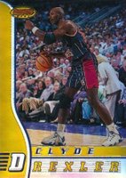 1996 Bowman's Best #75 Clyde Drexler Refractor Basketball Card