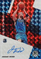2019 Panini Mosaic Autographs Mosaic #AMJKD Jason Kidd Fusion Red Choice Basketball Card