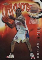 1997 Topps Chrome Season's Best #26 Allen Iverson Refractor Basketball Card