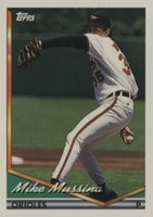 1994 Topps #598 Mike Mussina Baseball Card