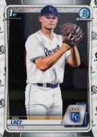 2020 Bowman Draft #BD88 Asa Lacy Chrome-Refractor Baseball Card