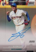 2022 Topps Stadium Club Chrome Autographs #JR Julio Rodriguez Baseball Card