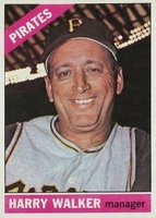 1966 Topps #318 Harry Walker Baseball Card