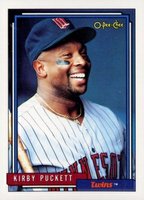1992 O-Pee-Chee #575 Kirby Puckett Baseball Card