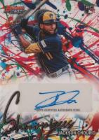 2024 Bowman's Best Bowman Showpieces Autographs #BSAJC Jackson Chourio Baseball Card