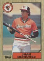 1987 Topps #688 Juan Beniquez Baseball Card