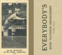 1916 Everybody's #117 Jack McInnis Baseball Card