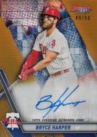 2019 Bowman's Best Best of 2019 Autographs #B19BH Bryce Harper Gold Refractor Baseball Card