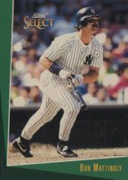 1993 Select #24 Don Mattingly Baseball Card