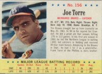 1963 Post Cereal #156 Joe Torre Hand Cut Baseball Card