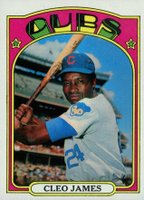 1972 Topps #117g Cleo James Green under 'C' & 'S' Baseball Card
