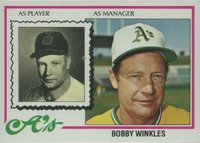 1978 Topps #378 Bobby Winkles Baseball Card