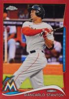 2014 Topps Chrome #173 Giancarlo Stanton Red Refractor Baseball Card