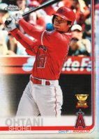 2019 Topps Chrome #1 Shohei Ohtani Batting-Refractor Baseball Card