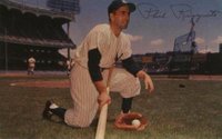1953 Dormand Postcards #101 Phil Rizzuto Large autograph across top Baseball Card