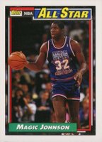 1992 Topps #126 Magic Johnson Basketball Card