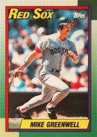 1990 Topps Tiffany #70 Mike Greenwell Baseball Card