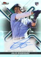2022 Topps Finest Finest Autographs #JRO Julio Rodriguez Baseball Card