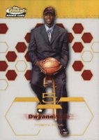 2002 Finest #182 Dwyane Wade Gold Refractor Basketball Card