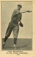 1917 Collins-McCarthy #115 Lee Meadows Baseball Card