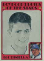 1972 Topps #491 Lou Piniella Boyhood Photo Baseball Card