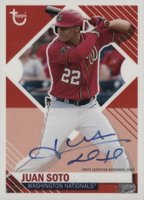 2021 Topps Brooklyn Collection Autograph #JSO Juan Soto Baseball Card