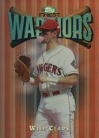 1997 Finest #44 Will Clark Refractor Baseball Card