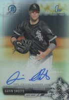 2017 Bowman Draft Chrome Draft Picks Autographs  #CDAGS Gavin Sheets Refractor Baseball Card