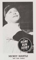 1988 C.C.C. Reprint Home Run Derby # Mickey Mantle Baseball Card