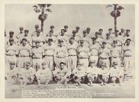 1936 Glossy Finish & Leather # Boston Braves Glossy Baseball Card