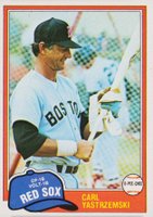 1981 O-Pee-Chee #110 Carl Yastrzemski Baseball Card