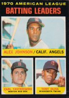 1971 O-Pee-Chee #61 A.L. Batting Leaders Baseball Card