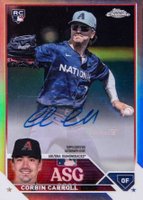 2023 Topps Chrome Update 2023 All-Star Game Autograph #CC Corbin Carroll Baseball Card