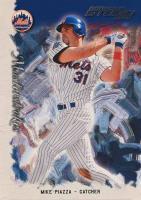2003 Studio Master Strokes #MS-21 Mike Piazza Baseball Card