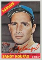 2015 Topps Heritage Real One Autographs #SK Sandy Koufax Red Ink Baseball Card