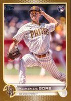 2022 Topps Update #US81 MacKenzie Gore Gold Baseball Card