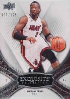 2008 Upper Deck Exquisite Collection #8 Dwyane Wade Basketball Card