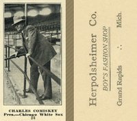 1916 Herpolsheimer Co. #36 Charles Comiskey Baseball Card