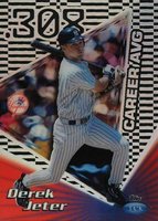1999 Topps Tek #24A Derek Jeter Pattern 10 Baseball Card