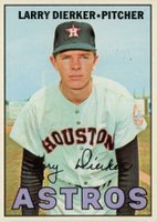 1967 Topps #498 Larry Dierker Baseball Card
