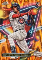 2023 Topps Cosmic Chrome #73 Christopher Morel Orange Galactic Baseball Card