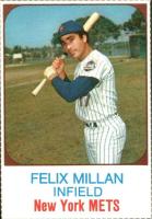 1975 Hostess #111 Felix Millan Hand Cut Baseball Card