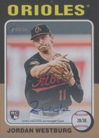 2024 Topps Heritage Real One Autographs #ROAJWE Jordan Westburg Baseball Card