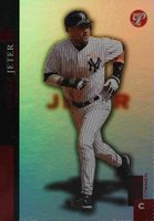 2005 Topps Pristine #95 Derek Jeter Die-Cut Red Baseball Card