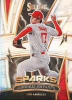 2022 Panini Select Sparks #SP4 Shohei Ohtani Holo Baseball Card