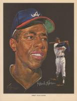 1966 Pure Oil Atlanta Braves # Hank Aaron Baseball Card